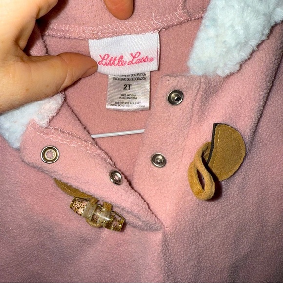 2T Little Lass Winter Poncho - Picture 4 of 6